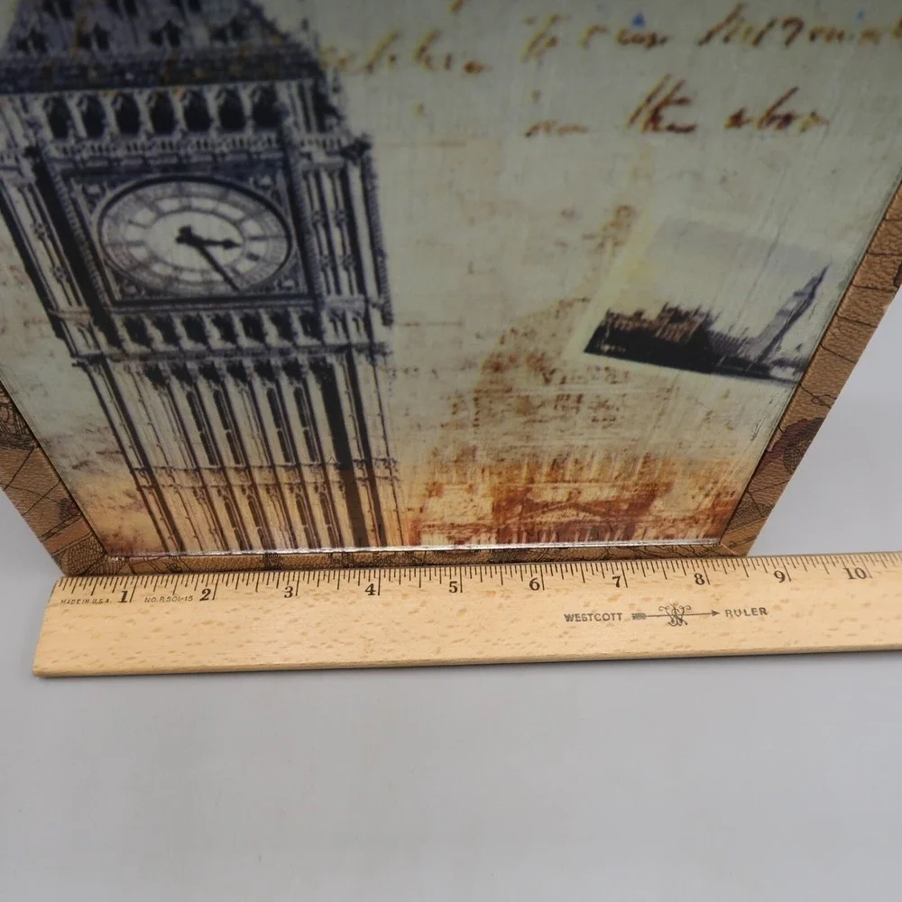 Faux Book Secret Hidden Storage Stash Box Safe‎ Big Ben 12